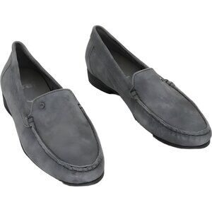 Ara Barb Metallic Slip-On Loafers Street Flats Womens US 7.5